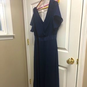 Blue long dress